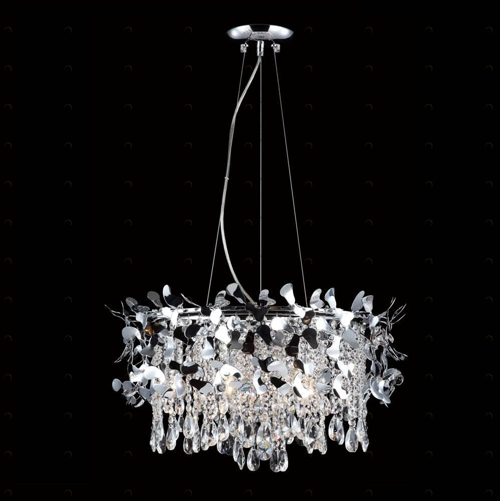 Подвесной светильник Crystal Lux Romeo SP6 Chrome D600 CRYSTAL LUX ДИЗАЙНЕРСКИЕ, ROMEO 071418 Хром 
