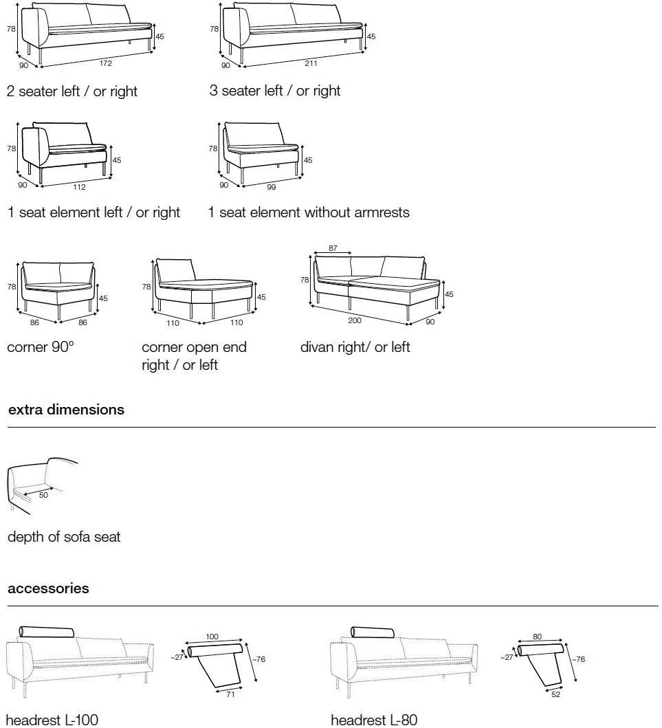 Sits Модульный диван из ткани sun-id-1418810 - Вид №7
