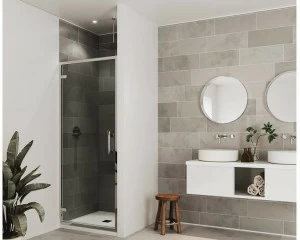 Flair Showers Распашная стеклянная дверь для душа Eto Etohd90sc