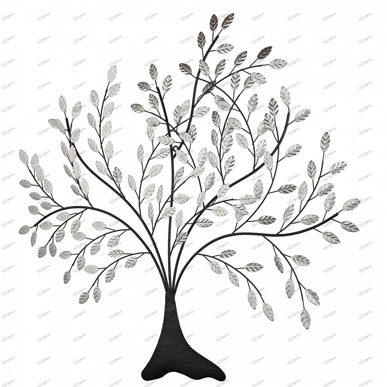 Панно декоративное металлическое 101х91 серебро Tomas Stern TOMAS STERN  00-3872587 Серебро 