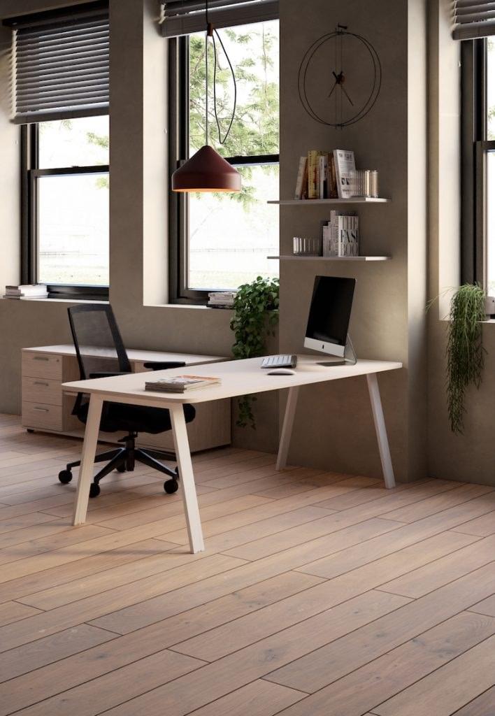 MASCAGNI Прямоугольный рабочий стол из дерева Workstation 99ccat - Вид №1