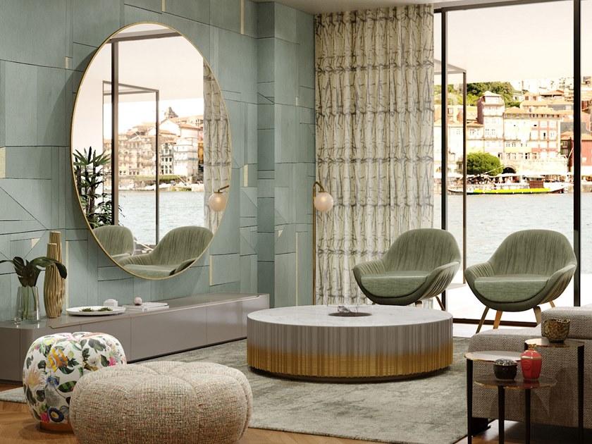 Jetclass Круглое настенное зеркало со встроенным телевизором и динамиками  Jds902 (a/b)  - Вид №3