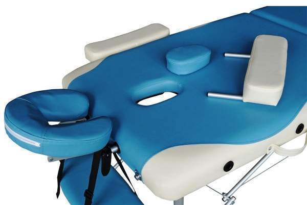 TS2010_TB Бирюзовый массажный стол NIRVANA ELEGANT DELUXE DFC  - Вид №2