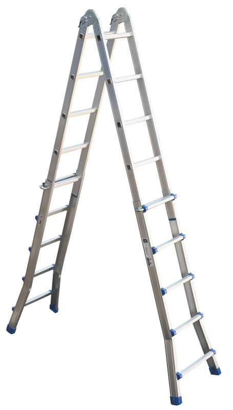 Лестницы алюминиевые шарнирные телескопические ALUMET TT 45