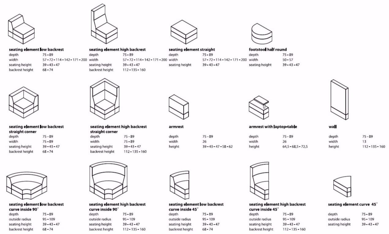 Casala Вращающееся кресло из ткани с подлокотниками Bricks sun-id-1386524 - Вид №1