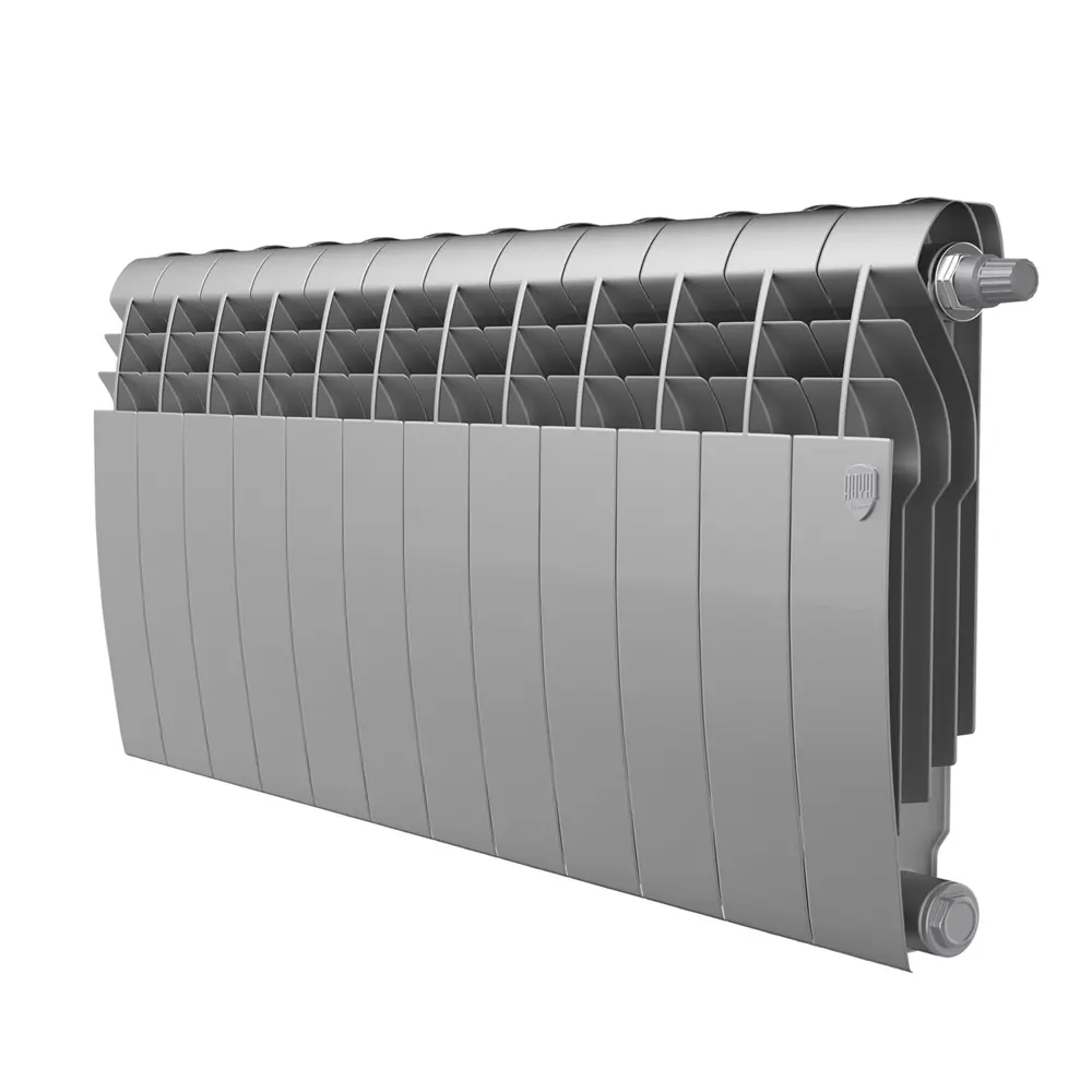 Радиатор секционный Royal Thermo Biliner 350/87 12 секций нижнее подключение биметалл серый 89391454 STLM-2031986 Отсутствует