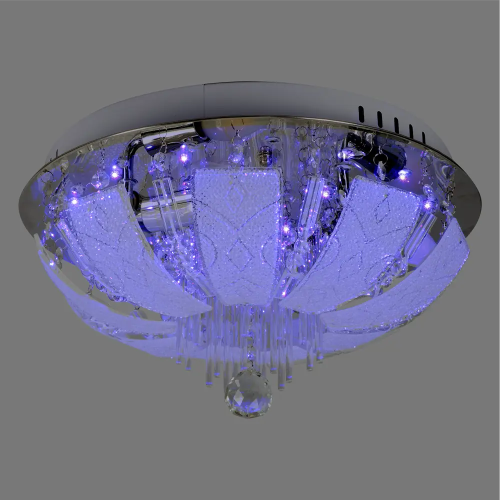 Люстра хрустальная подвесная Пари 4xE14x60 Вт, LED, металл/стекло, цвет хром 14089624 STLM-2074334 WINK  - Вид №10
