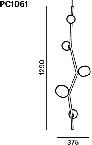BROKIS Подвесной светильник из дутого стекла и металла Ivy sun-id-1379416 - Вид №12