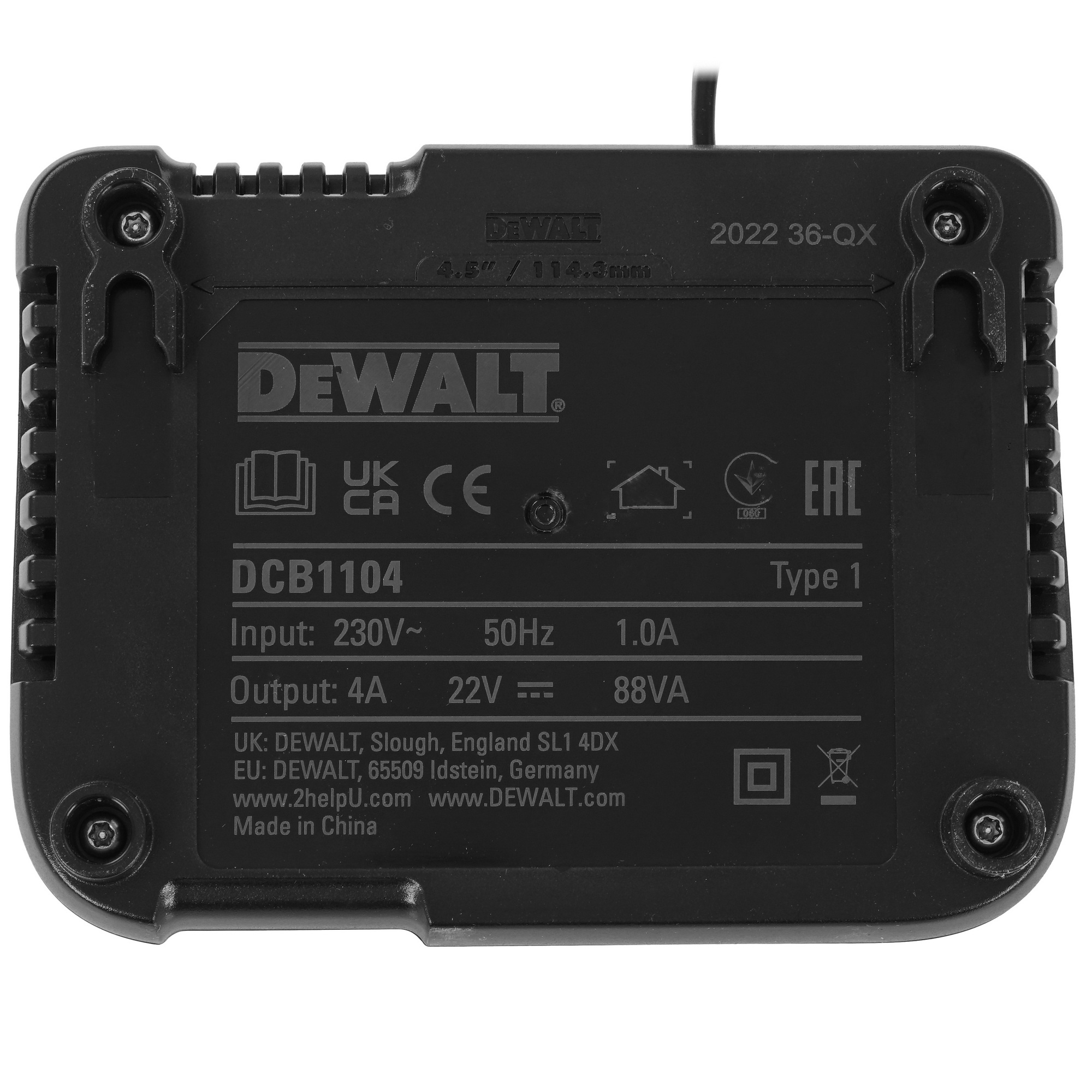 Зарядное устройство DeWalt DCB1104-QW 5440963 STDN-0051093 - Вид №2