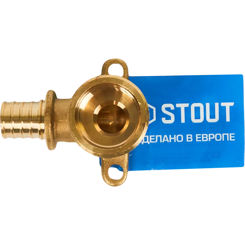 Угольник настенный STOUT для металлопластиковых труб 3/4"x20 мм 82197800 STLM-0021704 - Вид №2