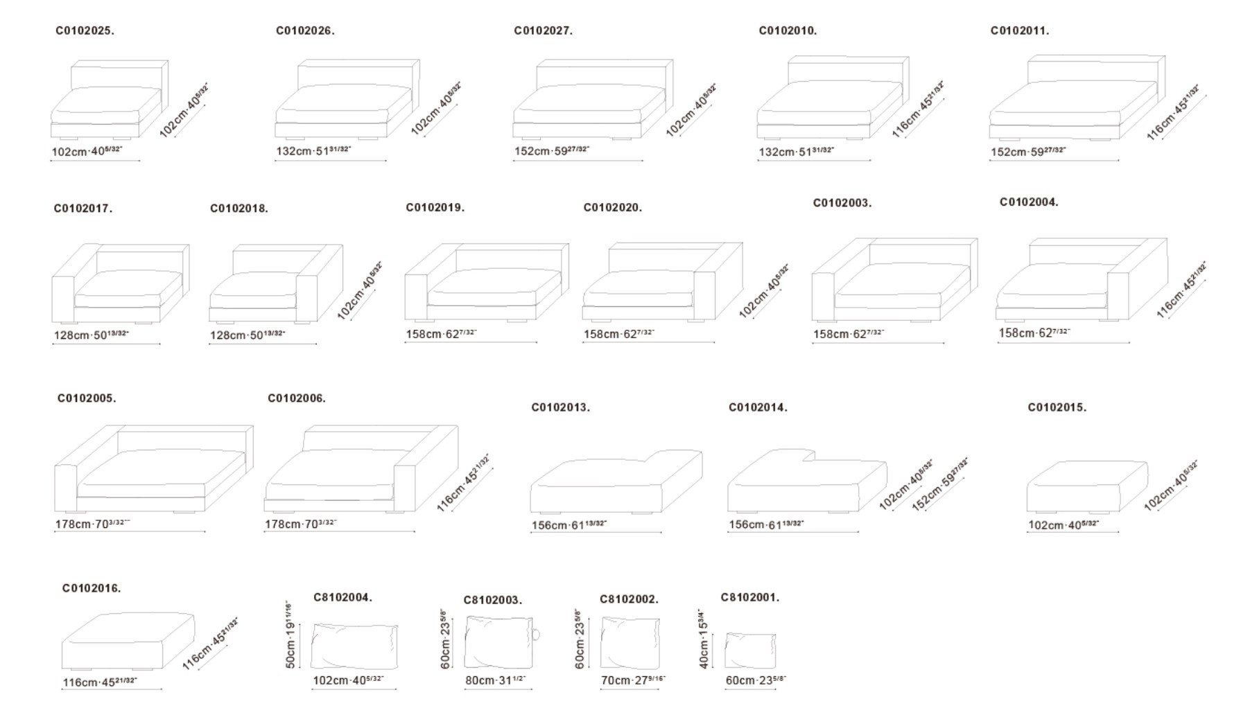 Модульный тканевый диван CAMERICH CASA ARCH-00069149 - Вид №6