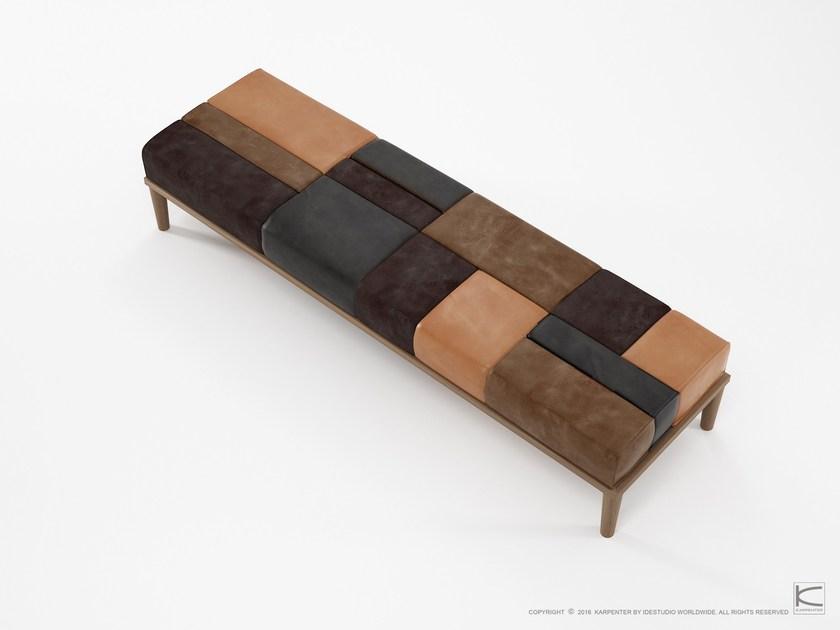 KARPENTER Мягкая деревянная скамья Katchwork sun-id-1475345 - Вид №2