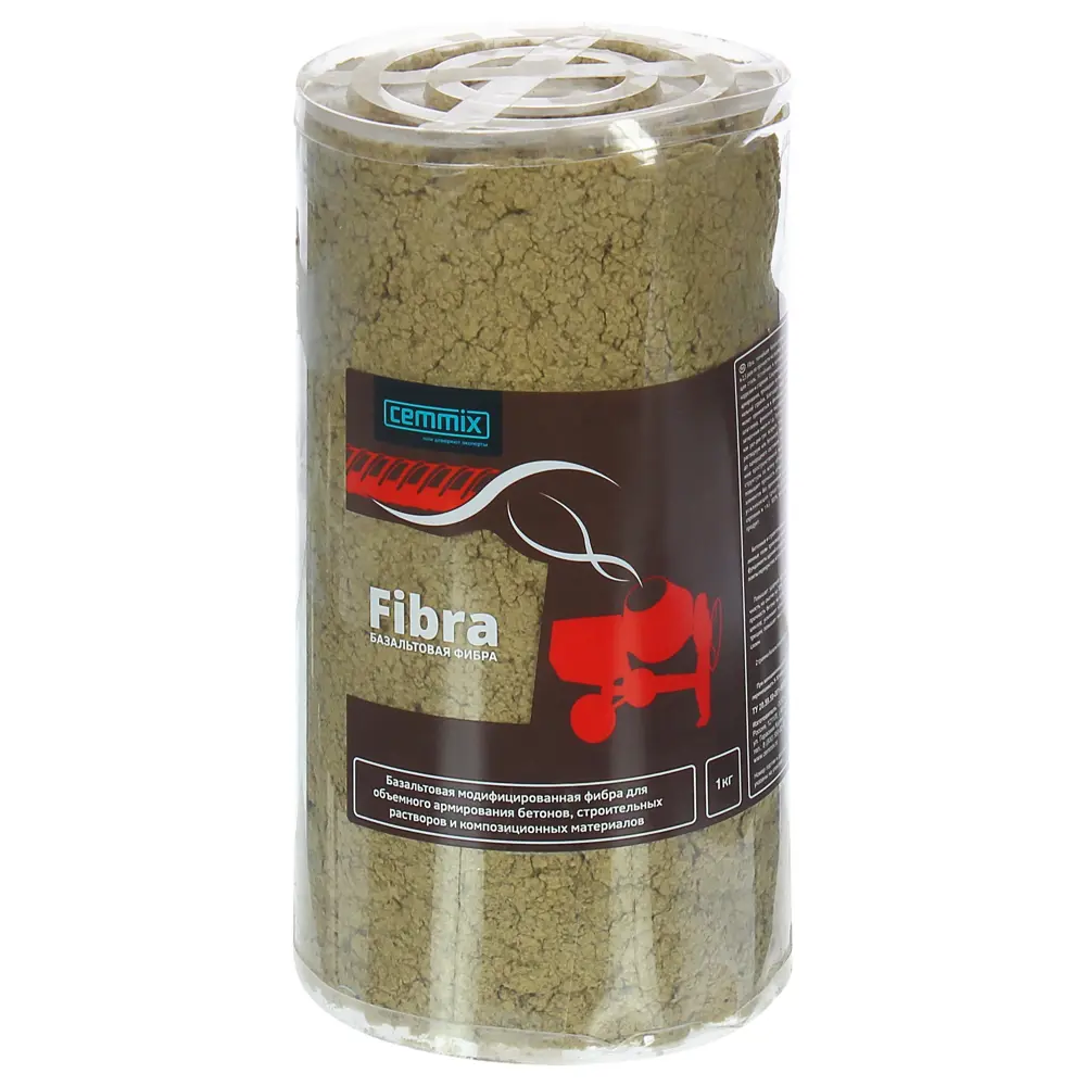 Фибра базальтовая CemFibra, пакет 1000 г CEMMIX STLM-2027253