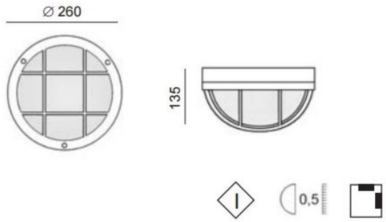 BEL-LIGHTING Настенный светильник для улицы / потолочный светильник для улицы из алюминия  138  - Вид №4