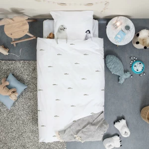Детское постельное белье односпальное "Полярные друзья" 150х200 см SNURK  335476 Белый