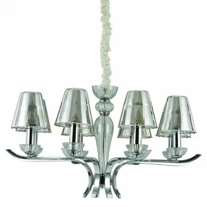 Подвесная люстра Ideal Lux Event SP8 IDEAL LUX ДИЗАЙНЕРСКИЕ, EVENT 057346 Серый