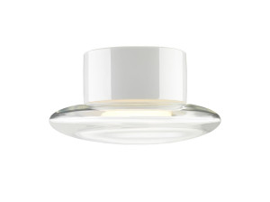 Настенный светильник / потолочный светильник из стекла и фарфора