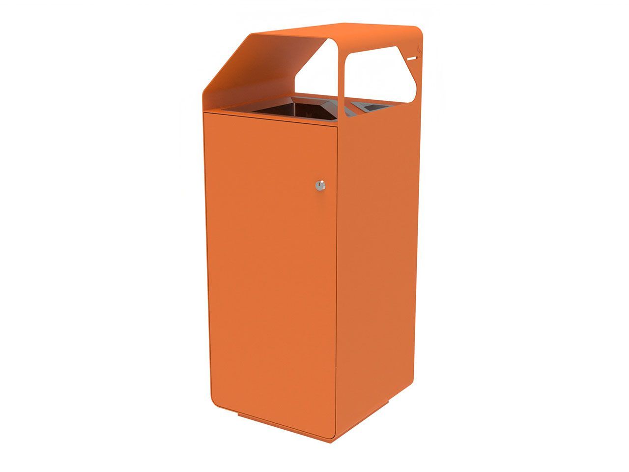 Держатель для мусора из листового металла с пепельницей Lazzari Майами ARCH-00129152