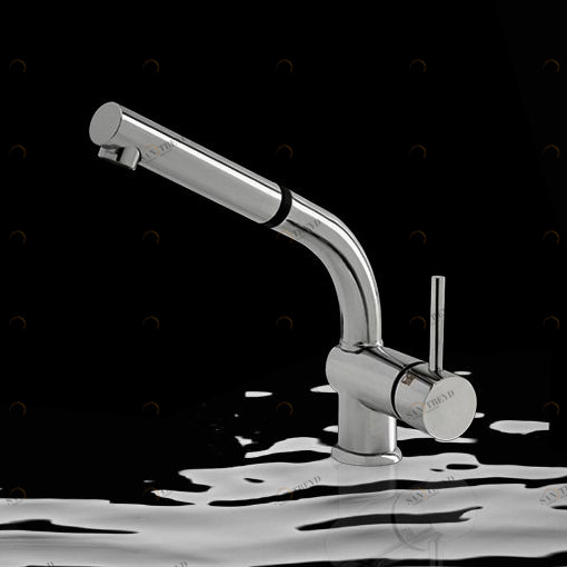 Смеситель однорычажный 7DOCAR01 Geda Nextage Bibo с поворотным изливом и душем