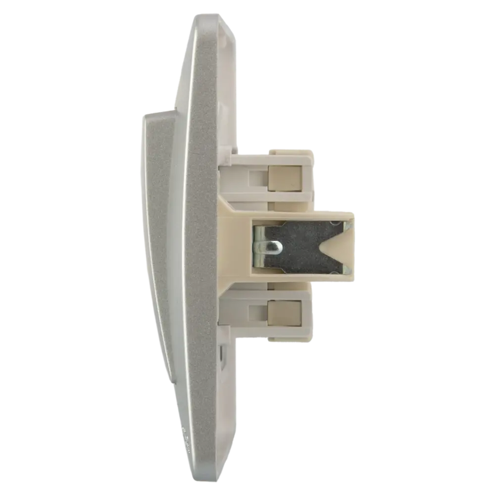 Выключатель проходной встраиваемый Systeme Electric Blanca 1 клавиша цвет алюминий 86728917 STLM-2153622 - Вид №3