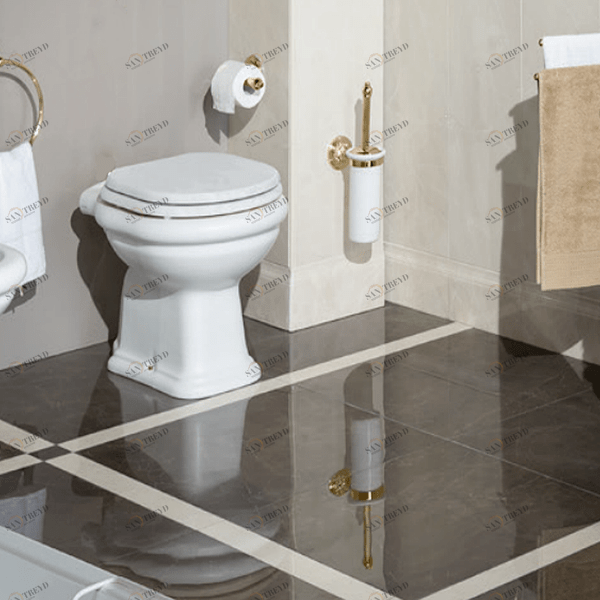 PHNP01 Приставной унитаз напольный Белый Gaia NAPOLI Италия