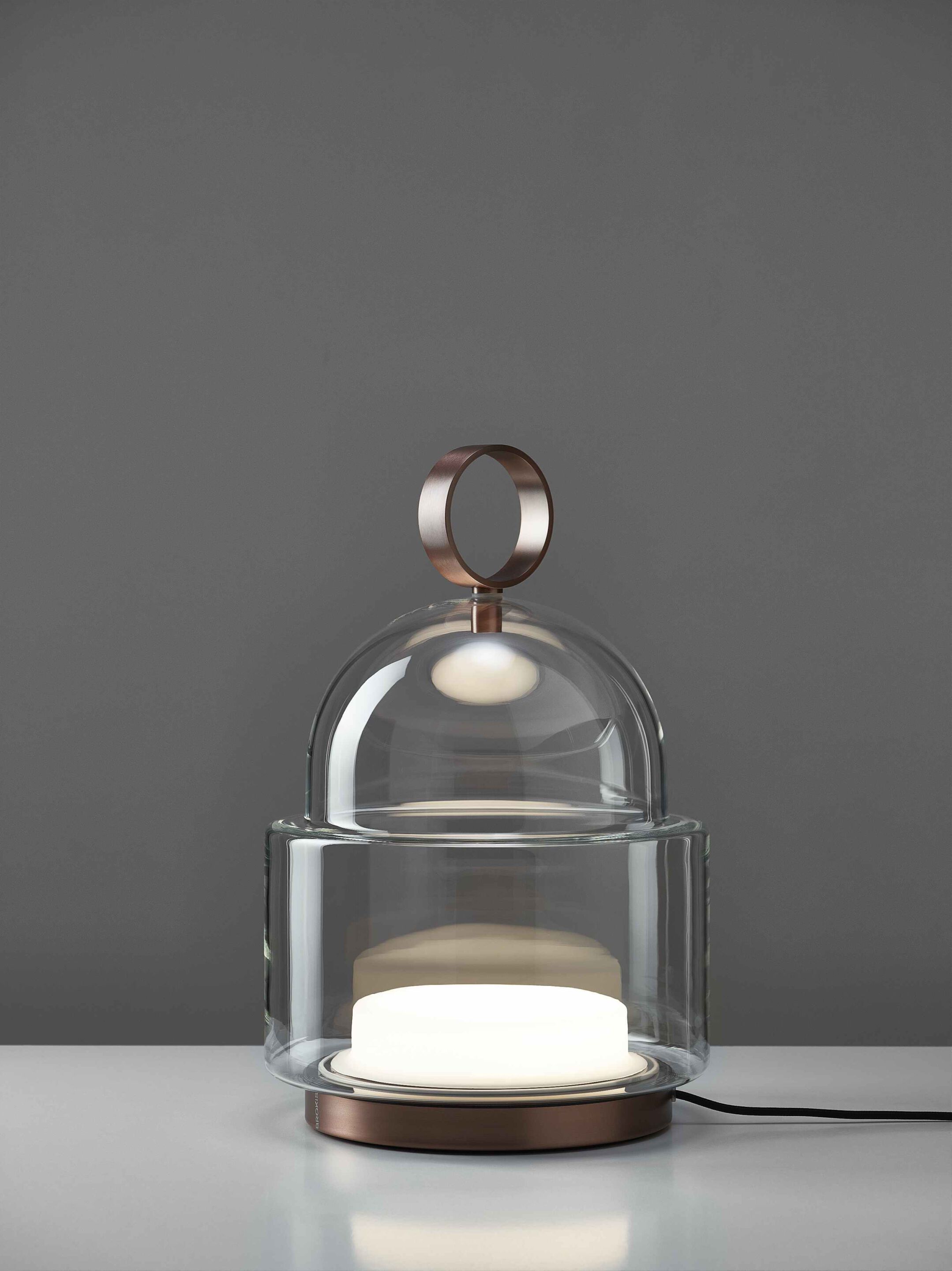 Напольная лампа из дутого стекла BROKIS купол ARCH-00011428 - Вид №15