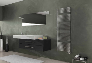 3581560400003 Cordivari Leila Electric, полотенцесушитель электрический 1750/500, цвет полированная сталь