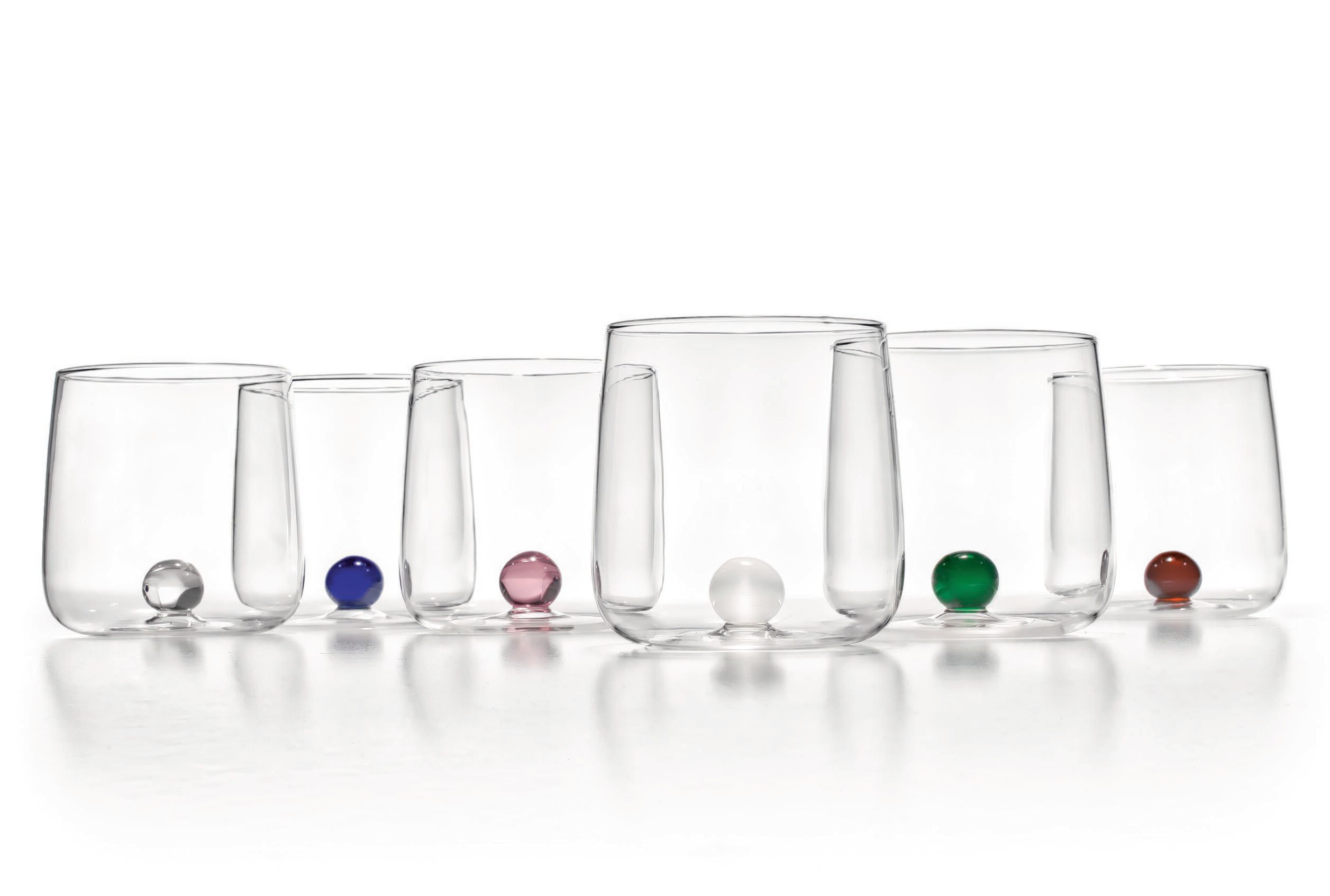 Стакан для воды из боросиликатного стекла Zafferano настольный шар ARCH-00145714 - Вид №3