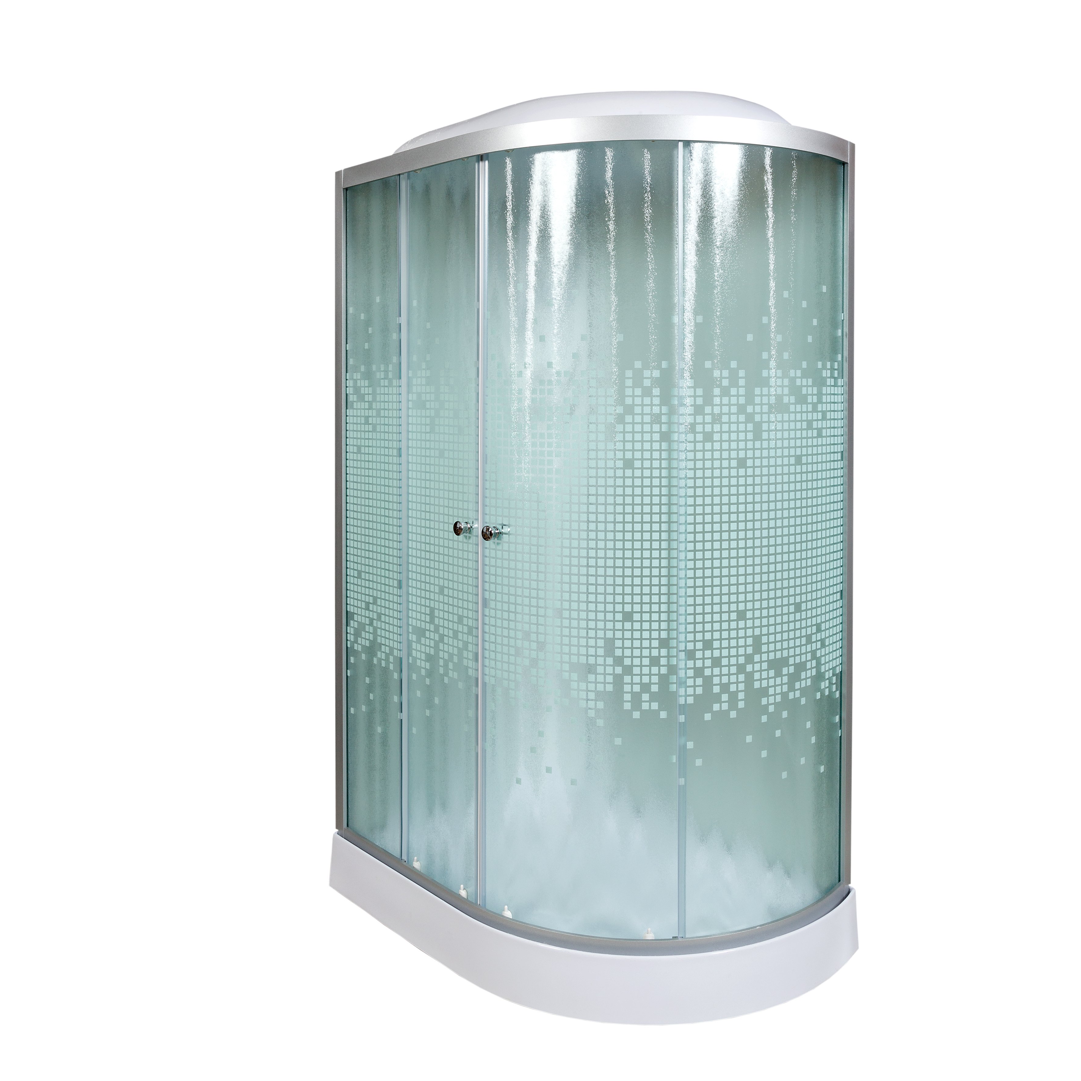 BМ1510 с гидромассажем BLACK Душевая кабина DETO Серия ВМ L 902 L с гидромассажем - Вид №9