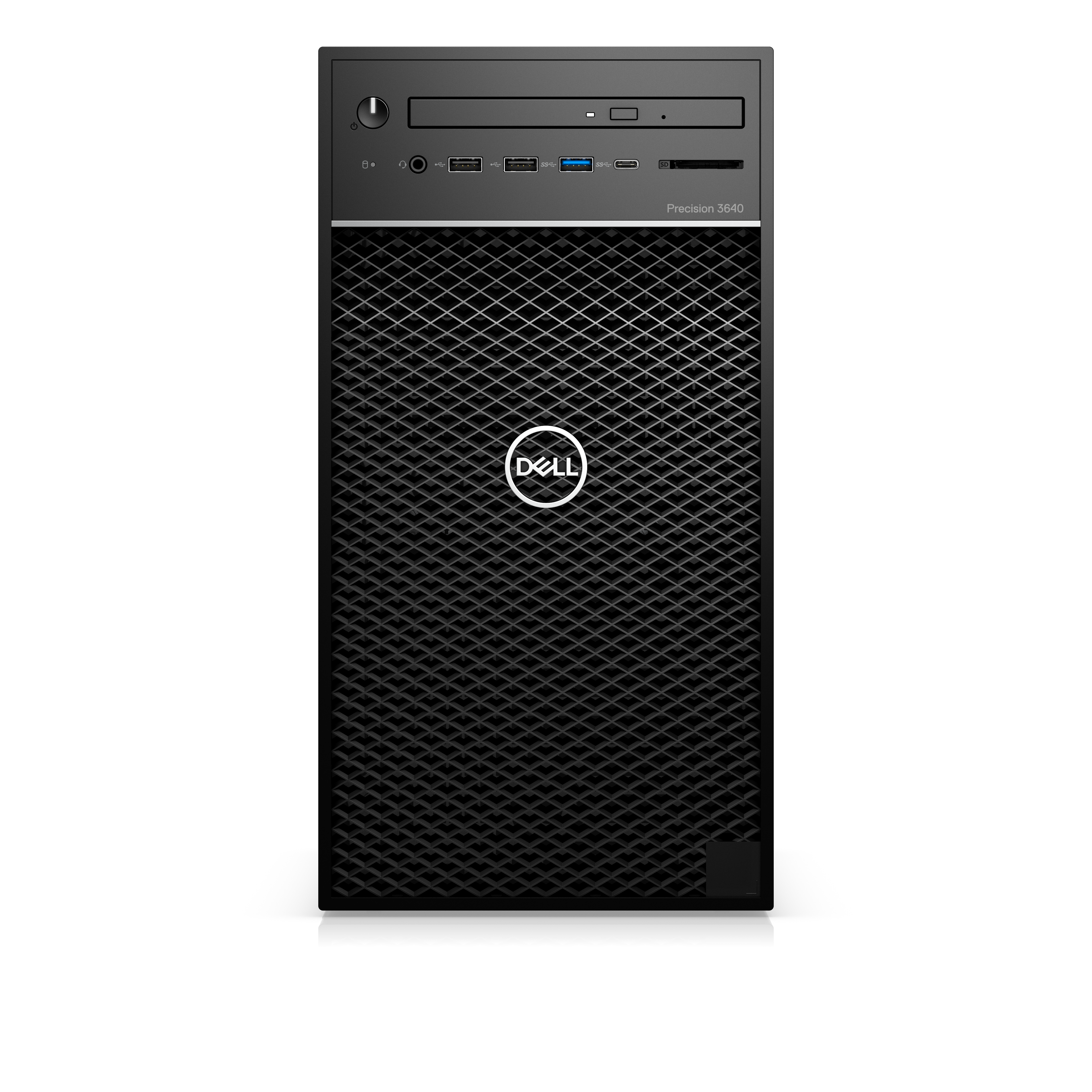 3640-2763 Precision t3640 mt intel core i7 10700(2.9ghz)/16(2*8)gb/ssd 512gb/dvd-rw/nvidia rtx 3070(8gb gddr6) 3dp/wifi/bt/3y nbd/black/w10p/tpm/psu 550w Dell Santreyd  - Вид №1