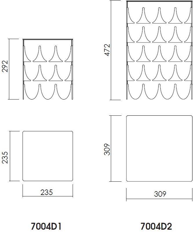 NEXO LUCE Настольная лампа из алюминия Oxen table lamp 7004d1 / 7004d2 - Вид №7