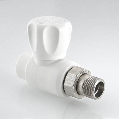 VTp.717.0.02004 Кран шаровой полипропиленовый со сгоном прямой Valtec 20 мм х 1/2"  - Вид №1