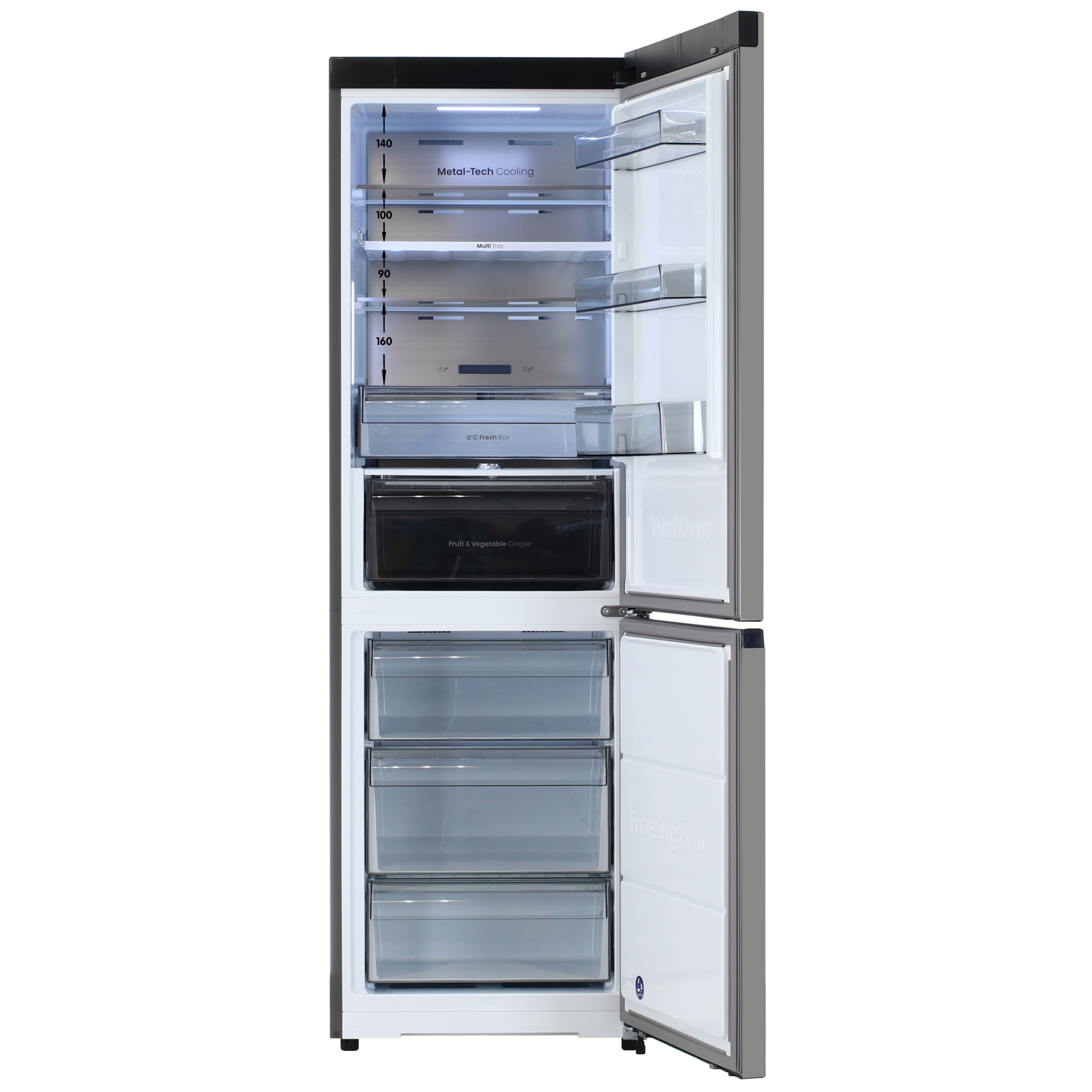 9199741 Холодильник с морозильником   Hisense RB3K330SAC1 серебристый STDN-0021209 - Вид №1