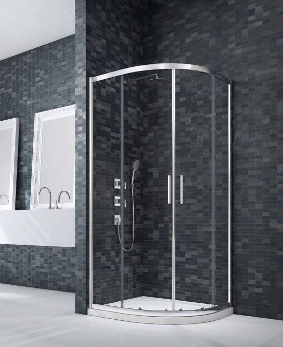 Душевой уголок DWH02BO Merlyn Ionic Хромированный  - Вид №1