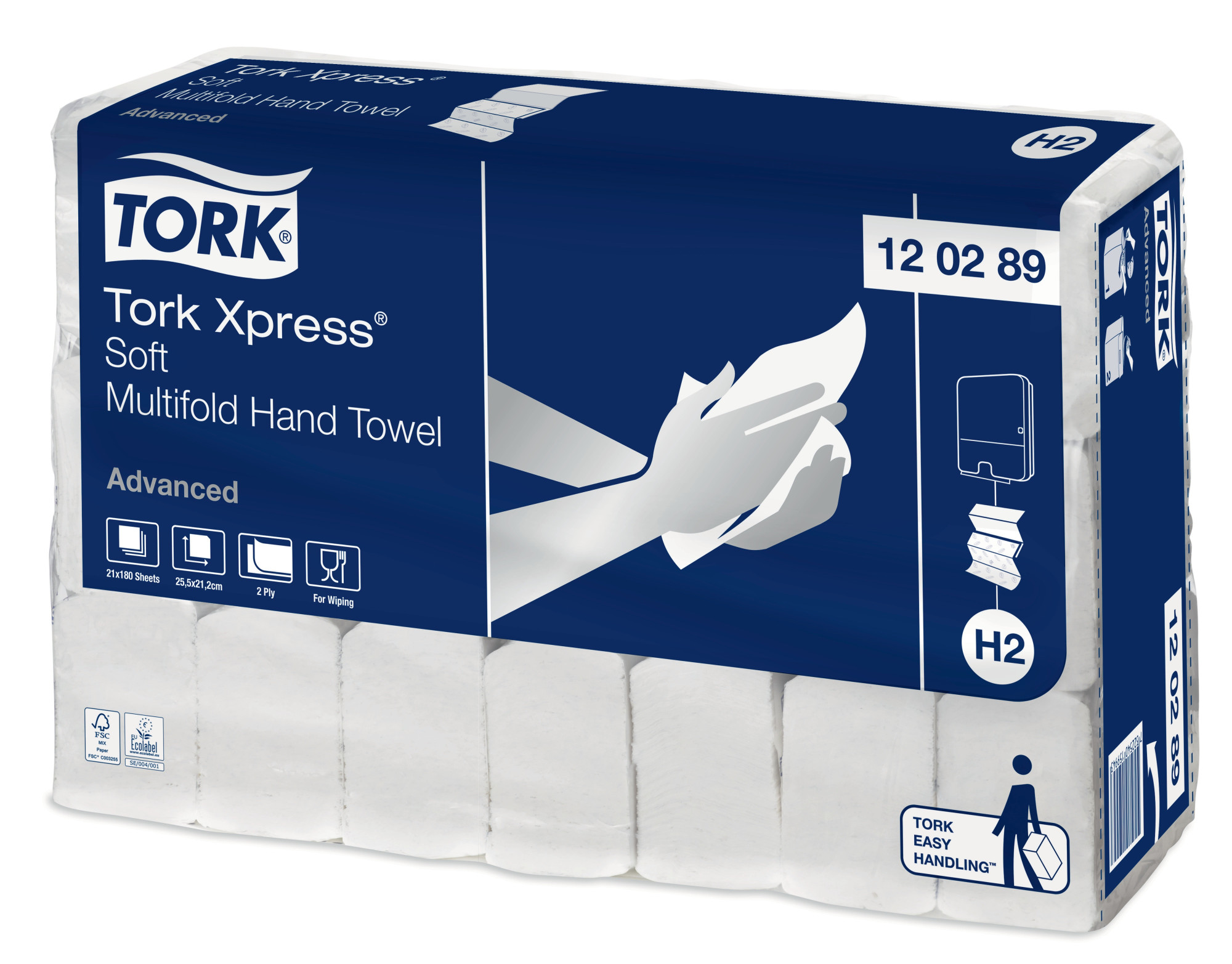 12028949 Полотенце Xpress® soft multifold (в несколько сгибов) Tork 