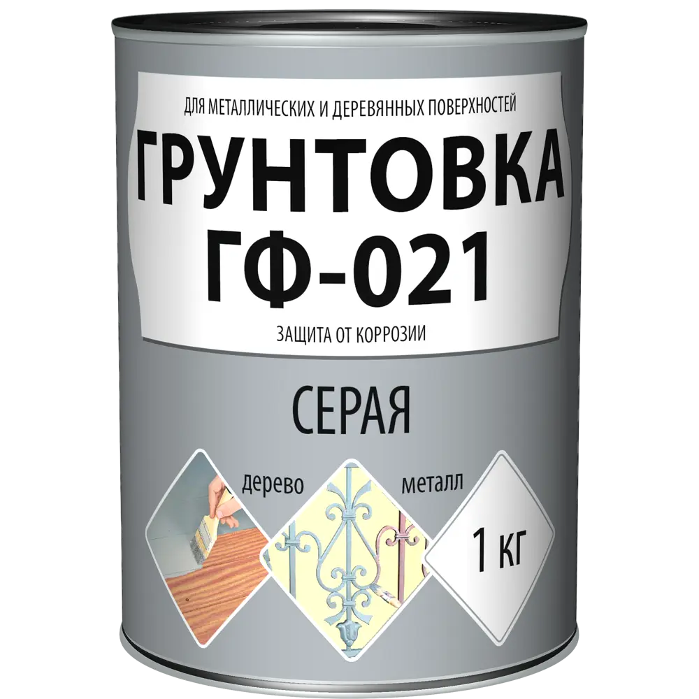 Грунтовка EMPILS ГФ-021 для металла и дерева 1 кг 81966827 STLM-0015923 - Вид №1