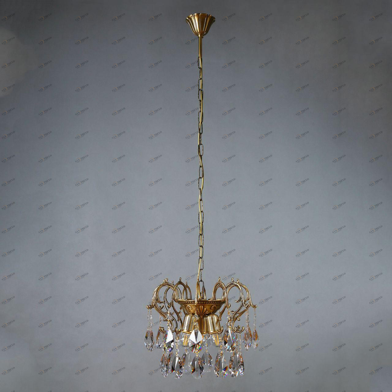 Подвесная люстра Ambiente Alicante 8888/3 CL AB Tear Drop AMBIENTE ДИЗАЙНЕРСКИЕ, ALICANTE 181575 Бронза 