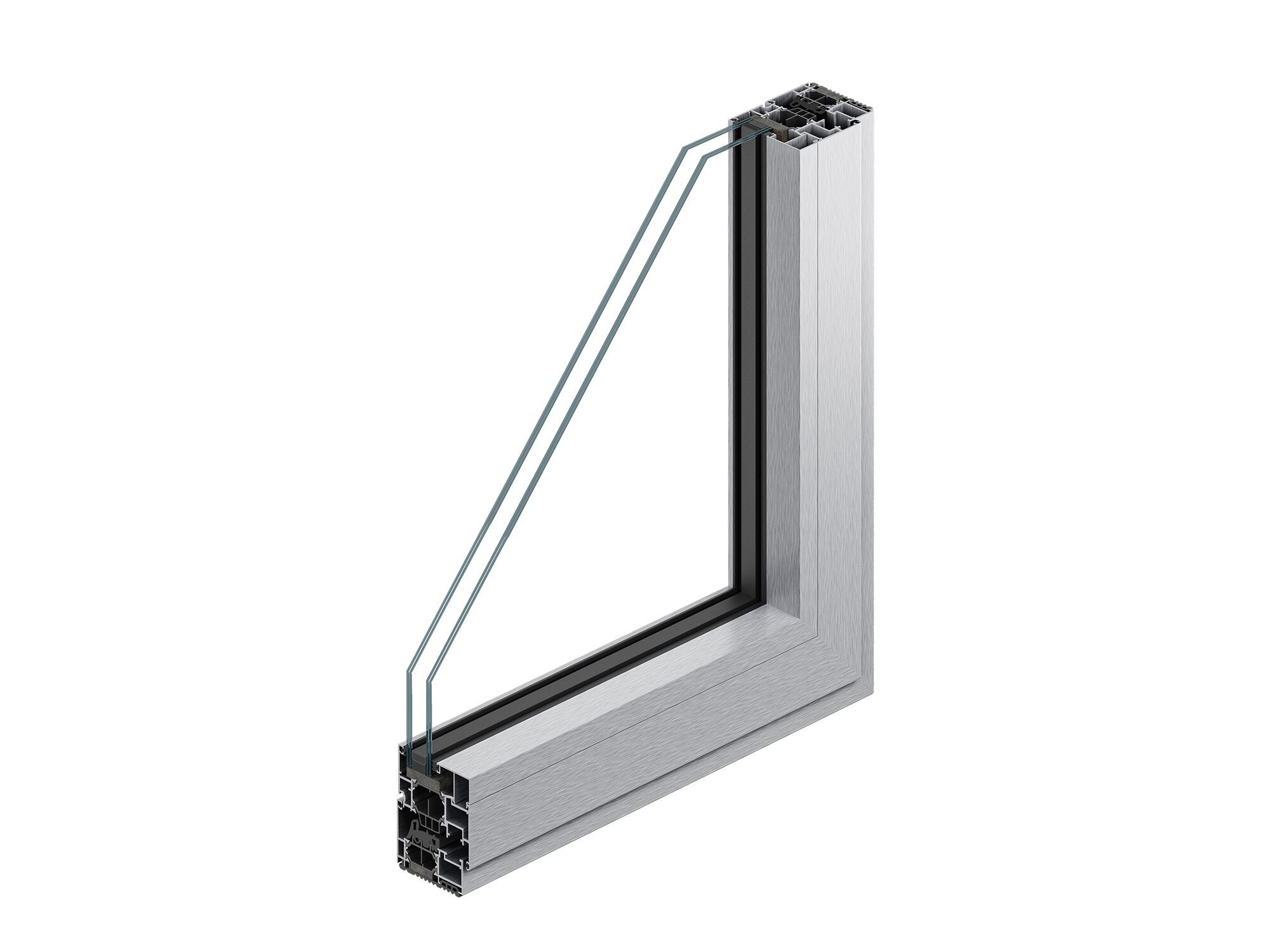 Алюминиевое окно Tecnoplast Sistema A75 ARCH-00088443