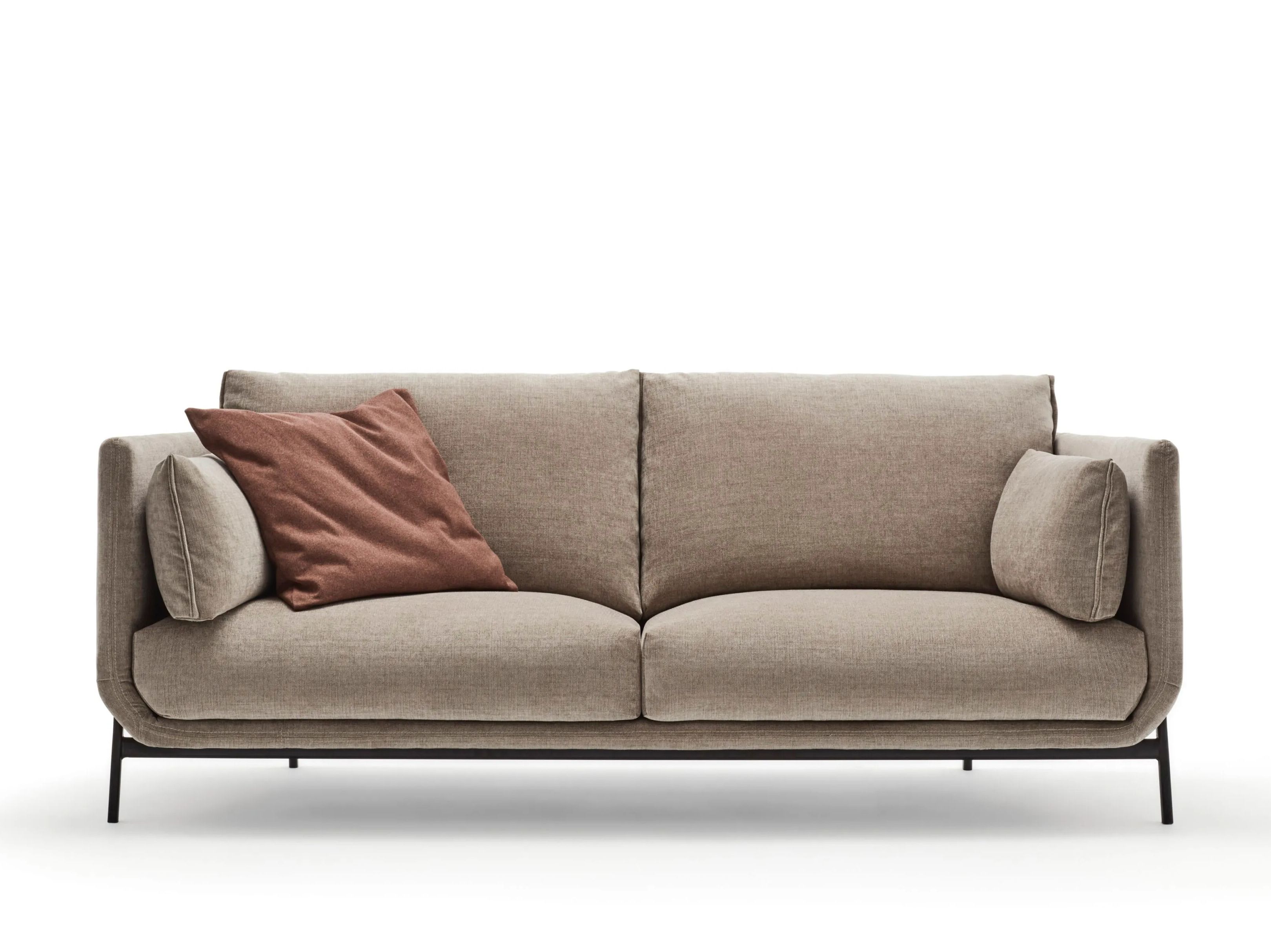 3-местный тканевый линейный диван Omelette Editions MUST ARCH-00059653