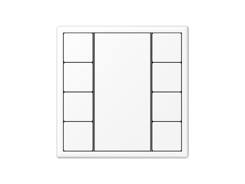 Матовый альпийский белый восьмикратный переключатель F50 JUNG ARCH-00055438