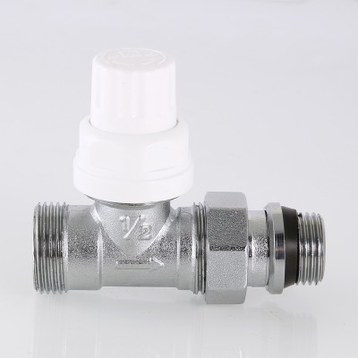 VT.032.NER.04 Клапан термостатический прямой с самоуплотняющимся полусгоном и переходом на «евроконус» Valtec 1/2 x 3/4" («евроконус»)  - Вид №8