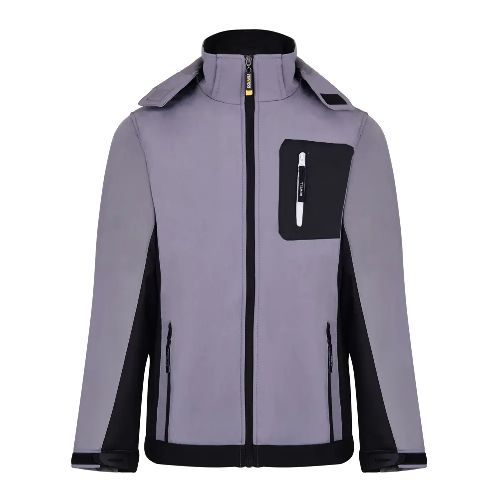 Утепленная рабочая куртка Dowell Softshell D81480 с капюшоном 89393785 Outdoor STLM-1419155