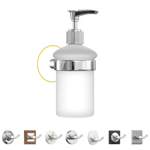 Дозатор для жидкого мыла Lemer You-Desigh стекло цвет хром/стекло