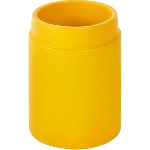 Стакан для зубных щеток Vidage Lemon полирезин цвет желтый