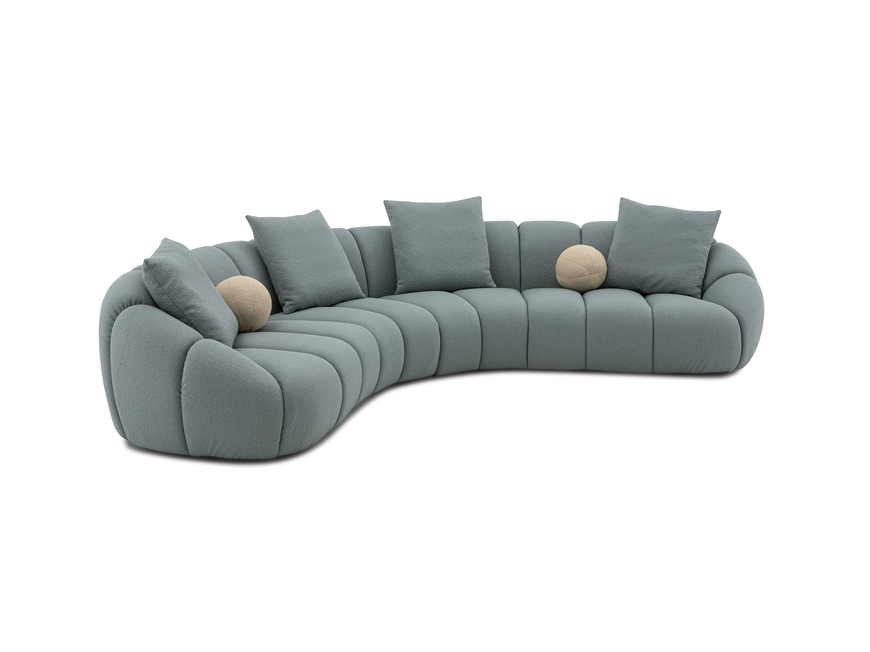 Тканевый изогнутый модульный диван CAMPO DE' FIORI Lotus ARCH-00007132 - Вид №4