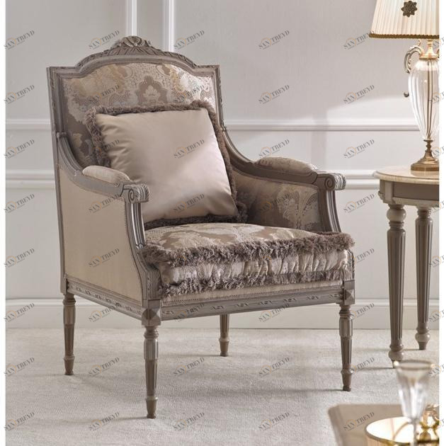 SCAPPINI & C Кресло из ткани с подлокотниками Timeless Se 2721