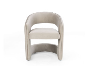 Мягкий тканевый стул с подлокотниками