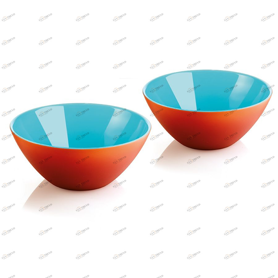 Набор из 2 мисок My Fusion 12 см красно-голубой Guzzini 281412144