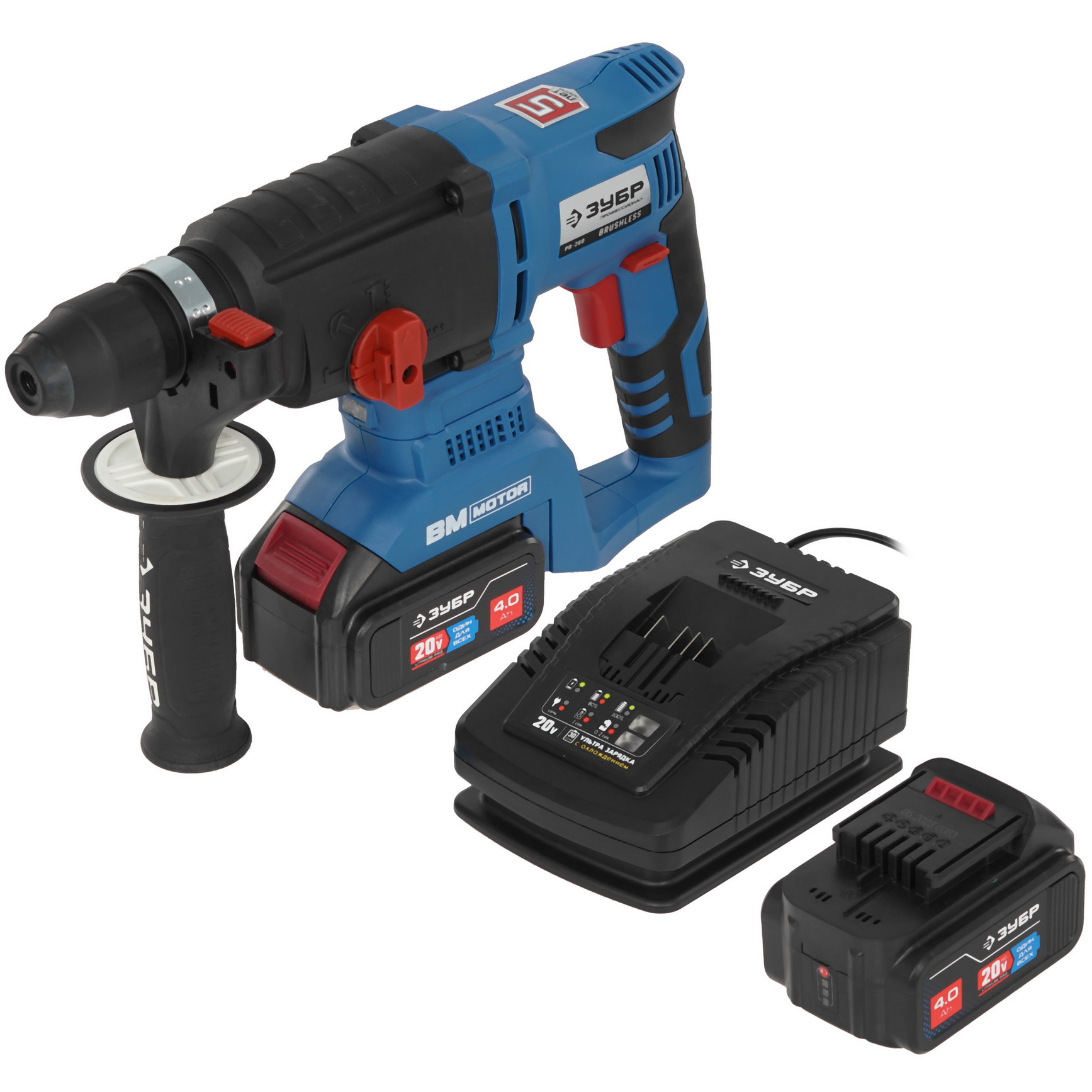 Перфоратор Зубр PB-260-42 20V MAX LITHIUM PRO 9909112 STDN-0037368 - Вид №1