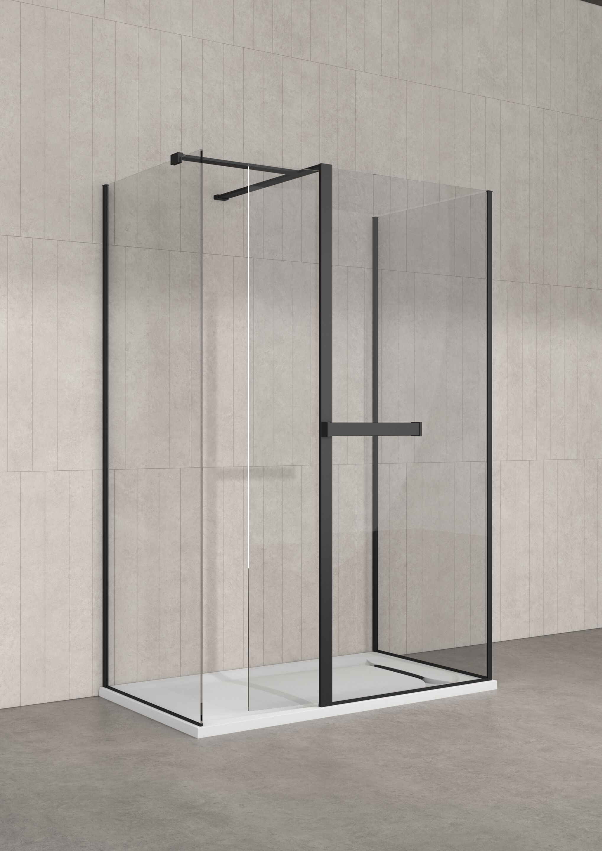 Душ из закаленного стекла Kinedo Pure Alu-8 Walk-in ARCH-00026339 - Вид №1